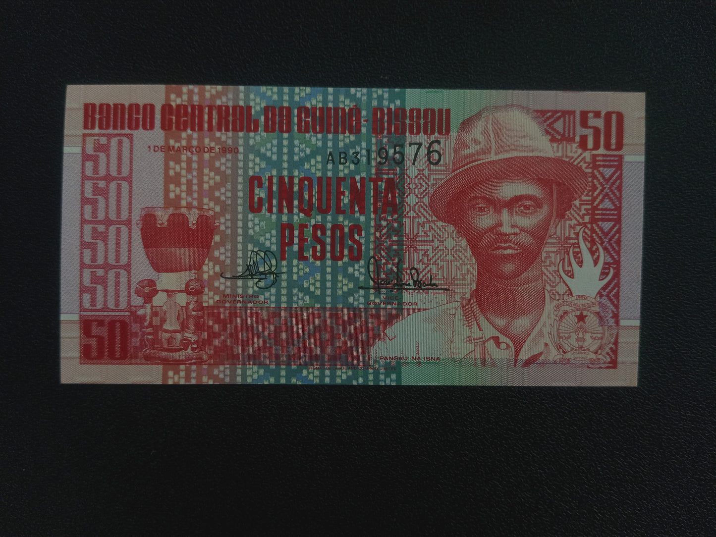 50 Pesos 1990 UNC - Guinea Bissau