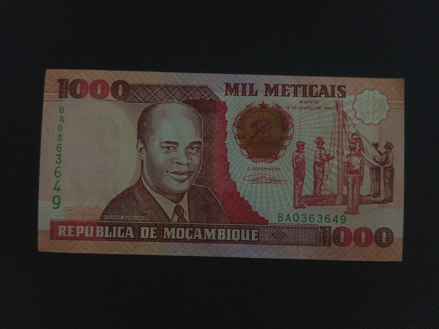 1000 Meticals 1991 UNC - Mozambique