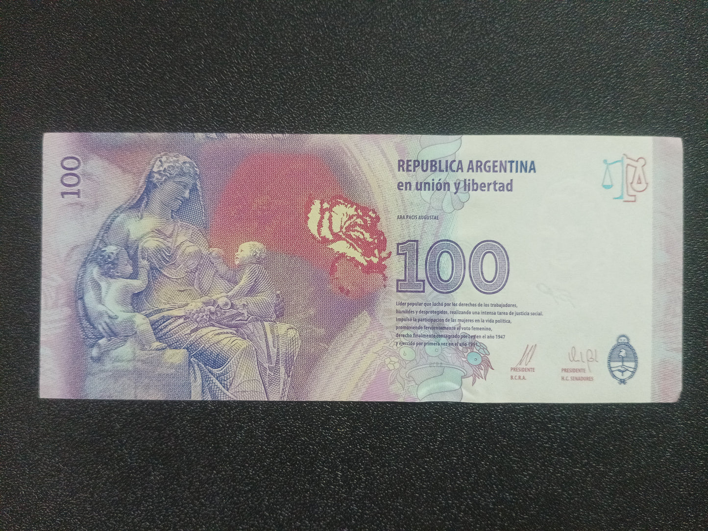 100 Pesos 2016 UNC - Argentina