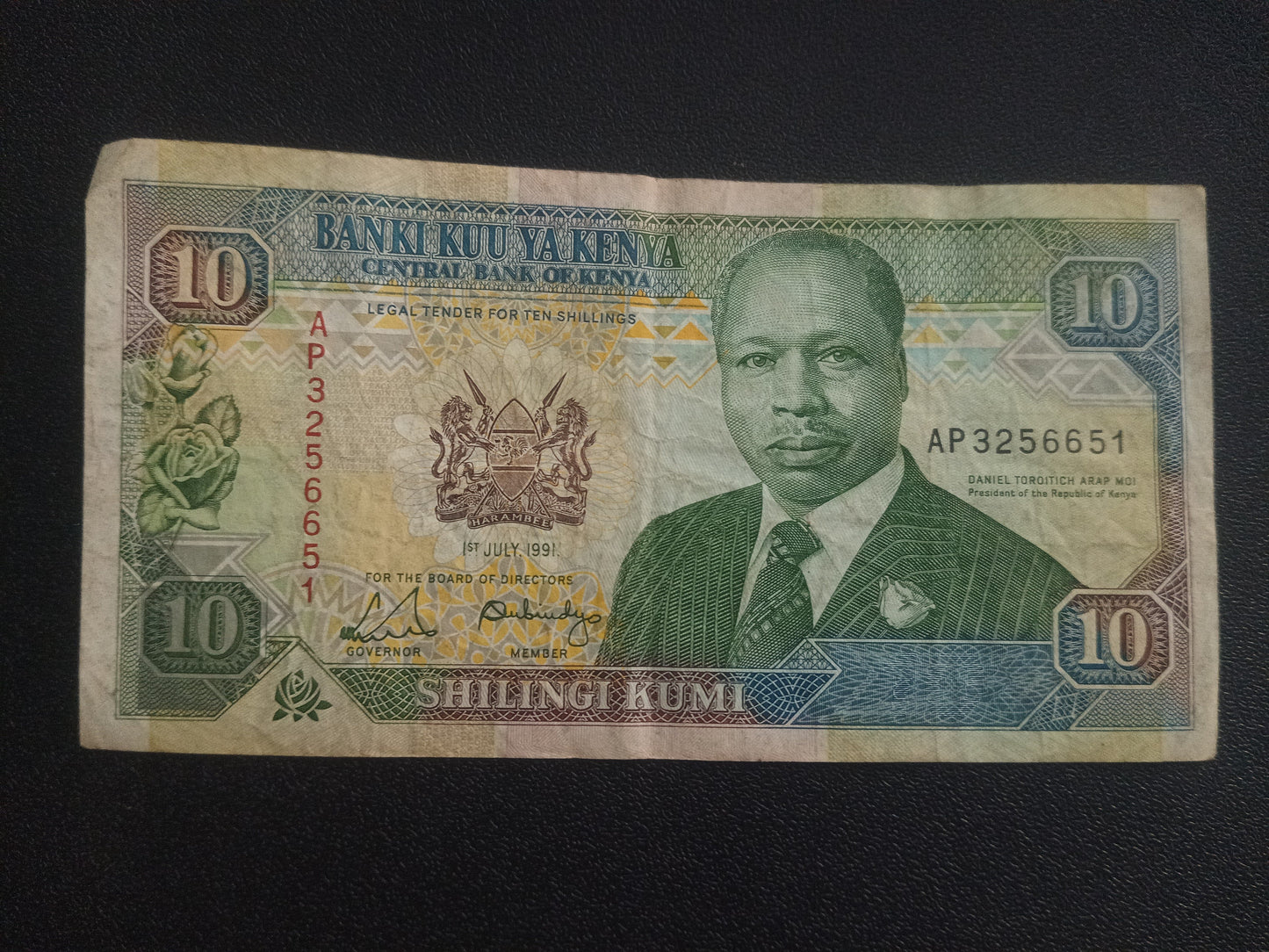 10 Shillings 1991 - Kenya (Ref : 251118N)