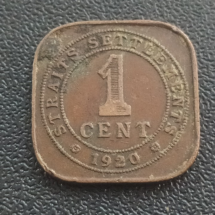 1 Cent 1920 George V - Straits Settlements (Ref : 261108)