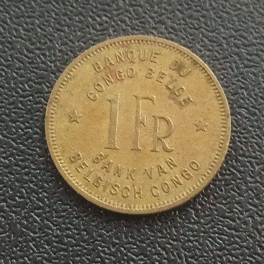 1 Franc 1944 - Belgian Congo (Ref : 261104)