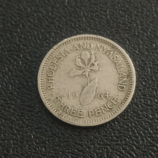 3 Pence 1964 - Rhodesia & Nyasaland (Ref : 261113)