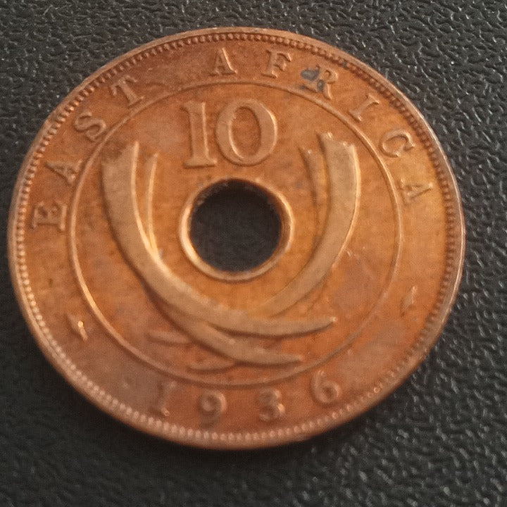 10 Cents 1936 George V - East Africa (Ref : 281101)