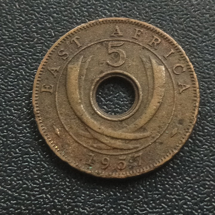 5 Cents 1957 - East Africa (Ref : 021210)