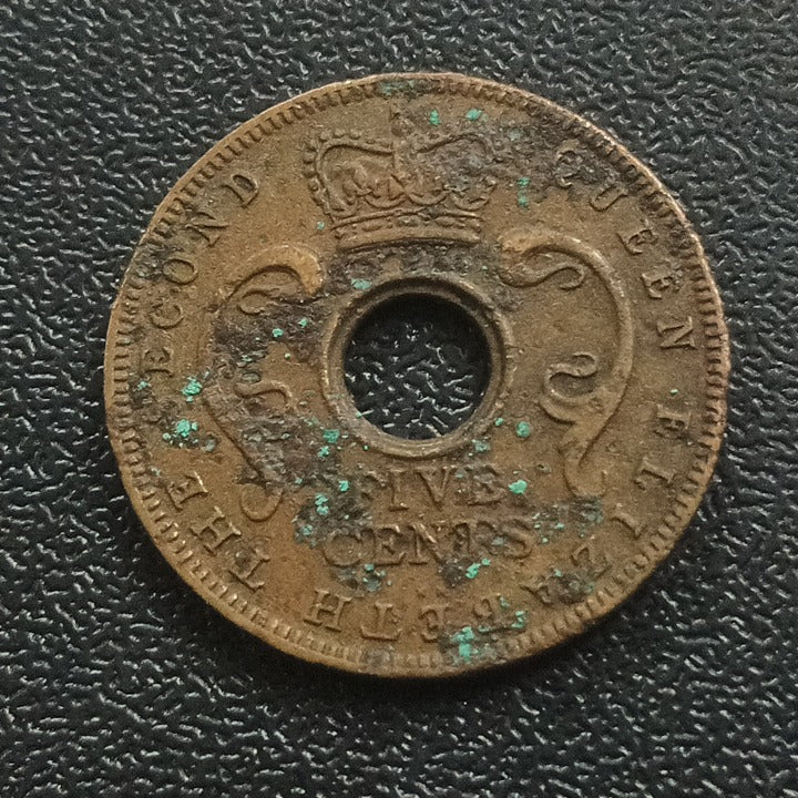 5 Cents 1957 - East Africa (Ref : 021210)