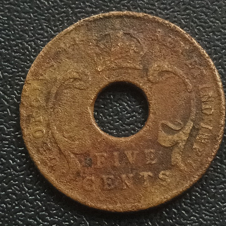 5 Cents 1943  - East Africa (Ref : 021202)