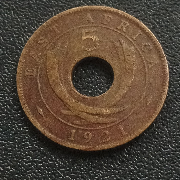 5 Cents 1921 - East Africa (Ref : 021201)