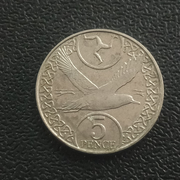 5 Pence(Manx Shearwater) 2017-Isle of Man