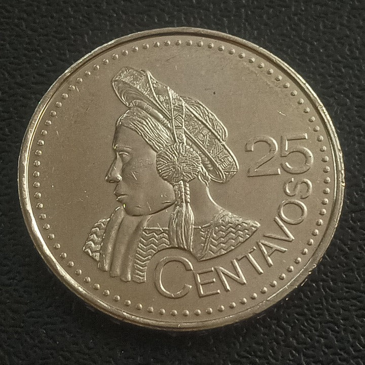 25 Centavos 2000 UNC - Guatemala