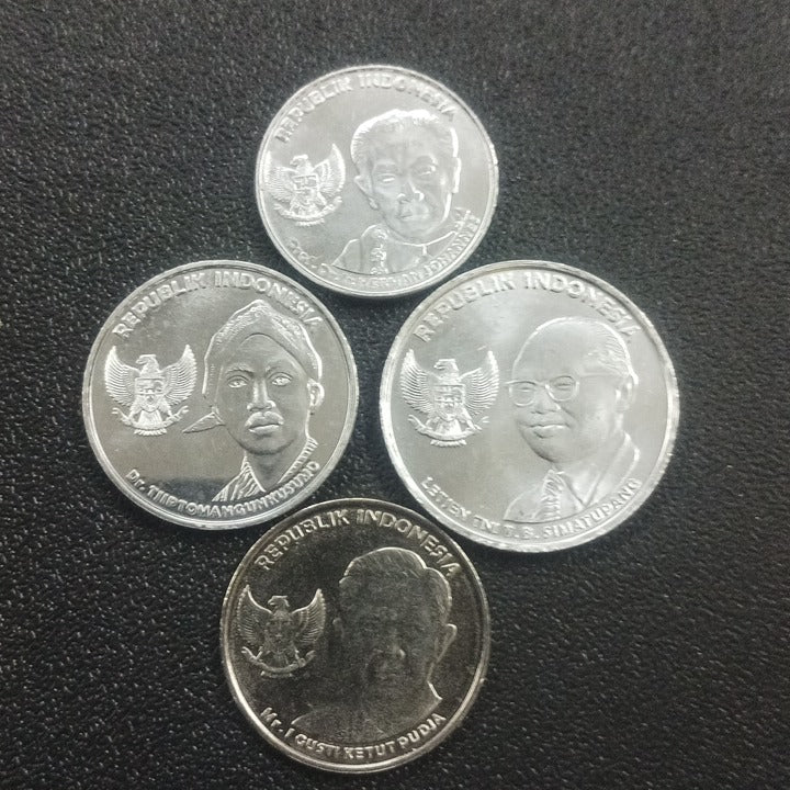 Indonesia - Set of 4 UNC Coin (100/200/500/1000 Rupiah)