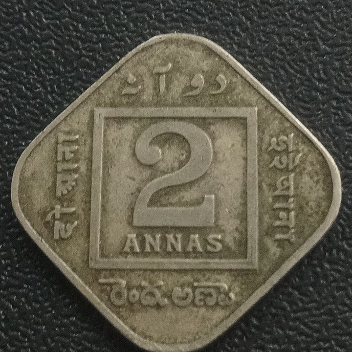 2 Anna 1918 Calcutta (Ref : 061202)