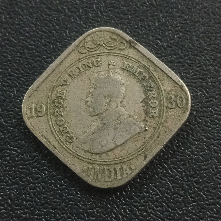 2 Anna 1930 Calcutta Scarce (Ref : 061213)