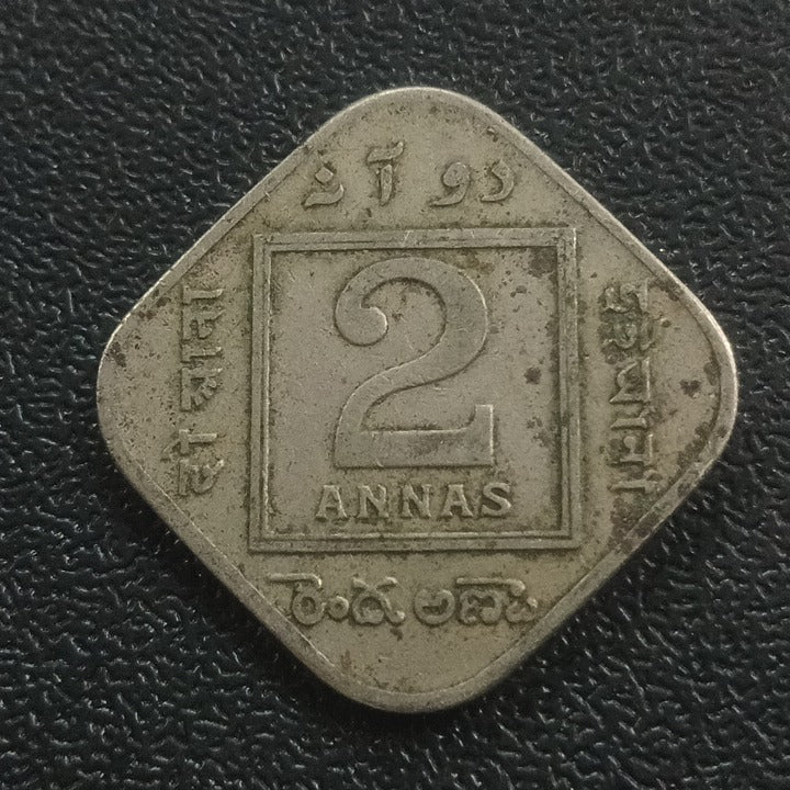 2 Anna 1930 Calcutta Scarce (Ref : 061213)