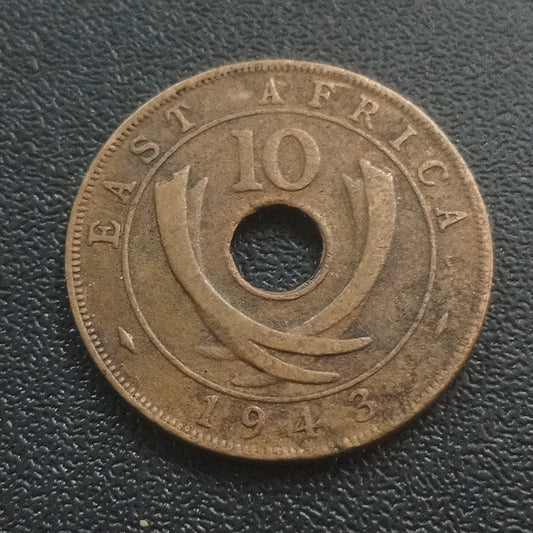 10 Cents 1943 - East Africa (Ref : 121204)