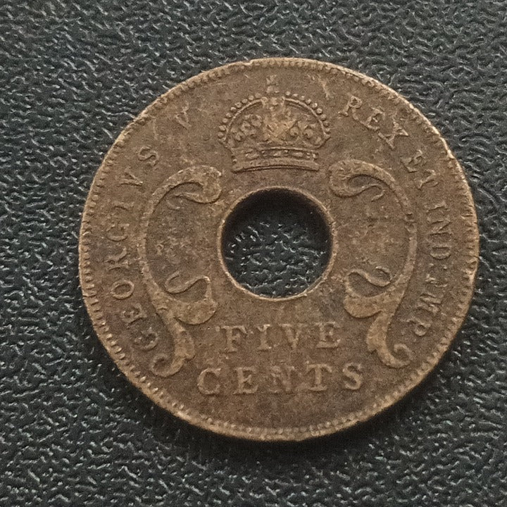 5 Cents 1925 - East Africa (Ref : 121211)