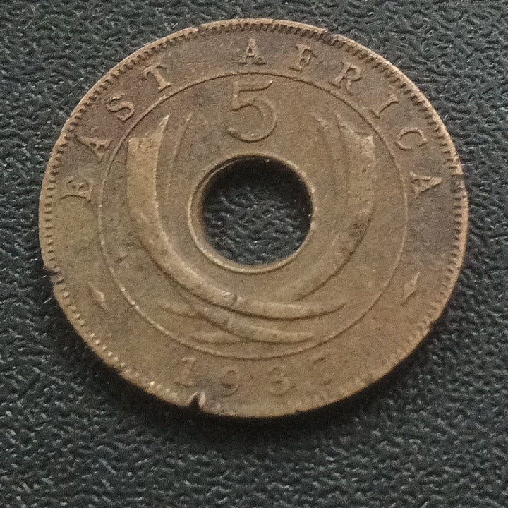 5 Cents 1938 - East Africa (Ref : 121209)