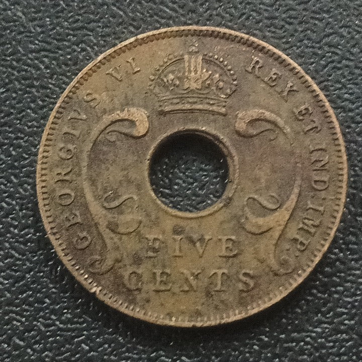 5 Cents 1938 - East Africa (Ref : 121209)