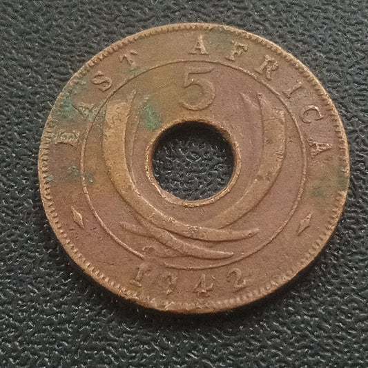 5 Cents 1942 - East Africa (Ref : 121207)