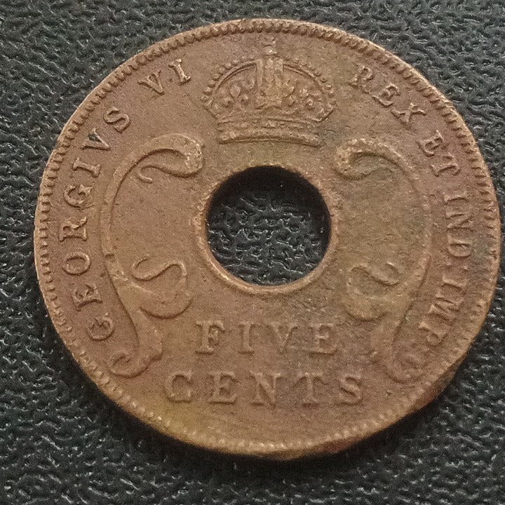 5 Cents 1942 - East Africa (Ref : 121207)