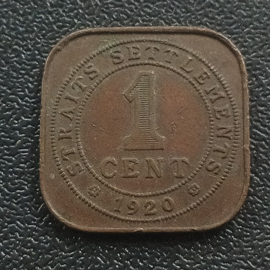 1 Cent 1920 - Straits Settlements (Ref : 121217)