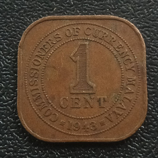 1 Cent 1943 - Malaya (Ref : 121215)