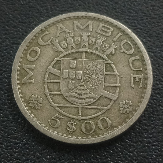 5 Escudos 1971 - Mozambique