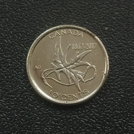 10 Cents 2017 UNC - Canada (150th Anniversary)