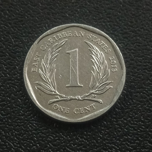 1 Cent 2013 UNC - East Caribbean States