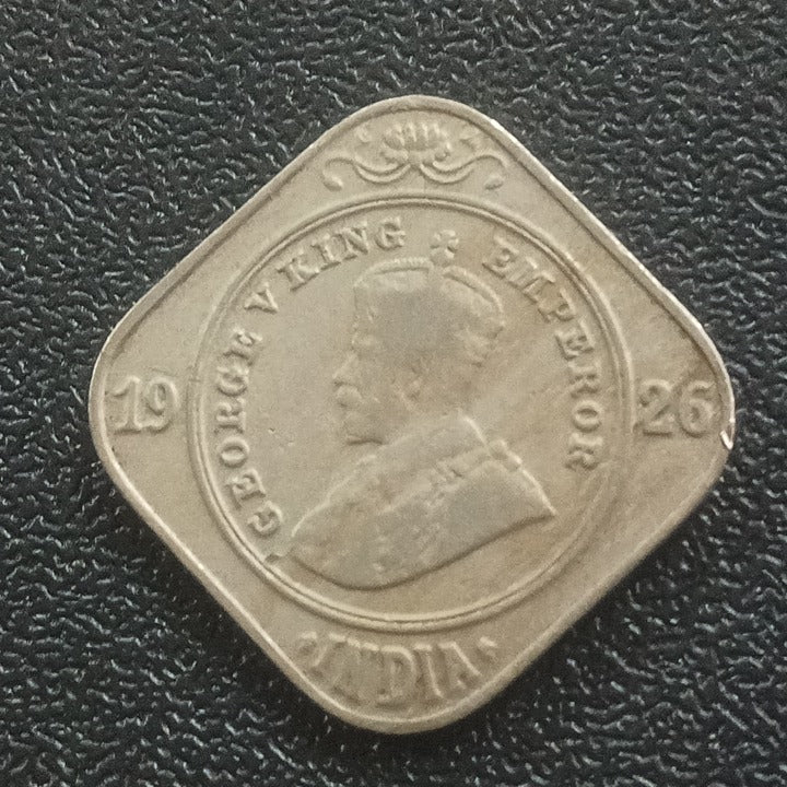 2 Anna 1926 Calcutta Rare (Ref : 231220)