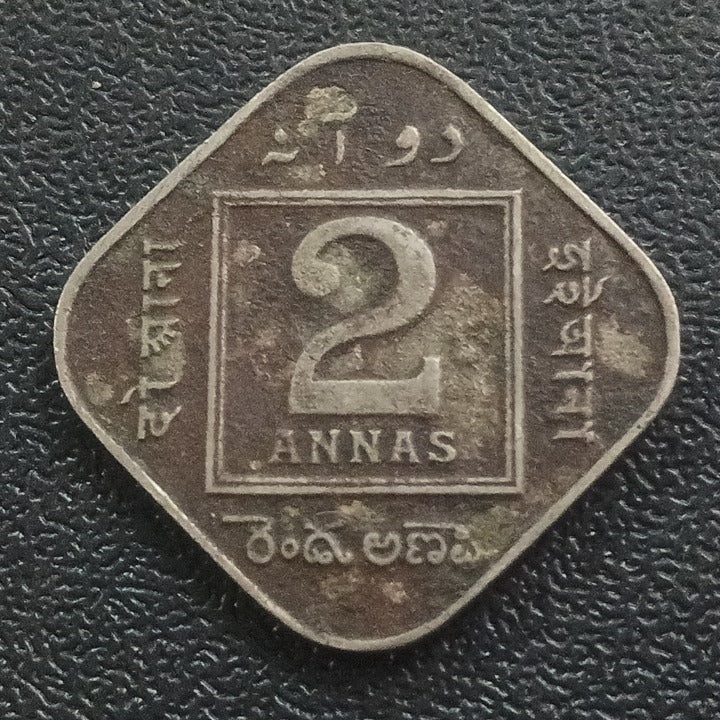 2 Anna 1918 Calcutta (Ref : 231218)