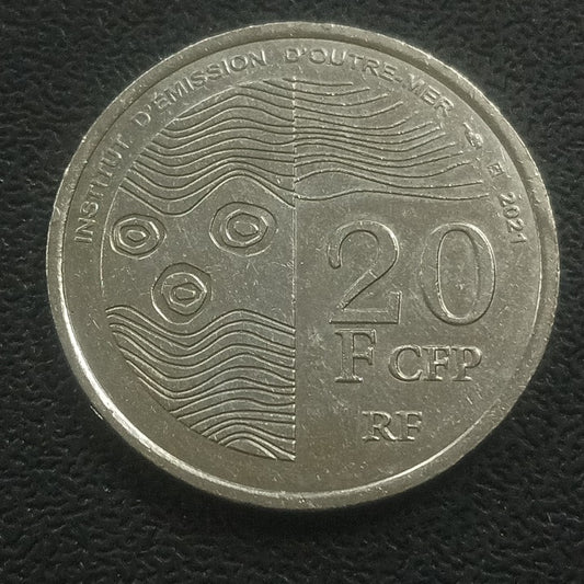 20 Francs 2021 AUNC - French Pacific Territories