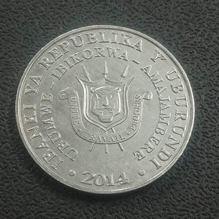 5 Francs 2014 UNC (Sarothrura Elegans) - Burundi Circulating Commemorative Coin