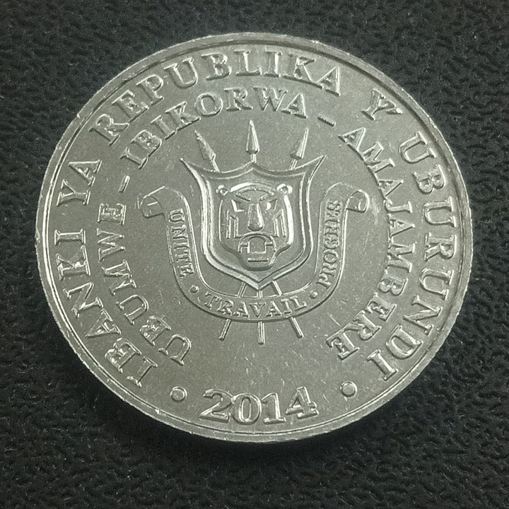 5 Francs 2014 UNC (Stephanoaetus Coronatus) - Burundi Circulating Commemorative Coin