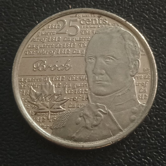 25 Cents 2012 (Sir Isaac Brock) - Canada