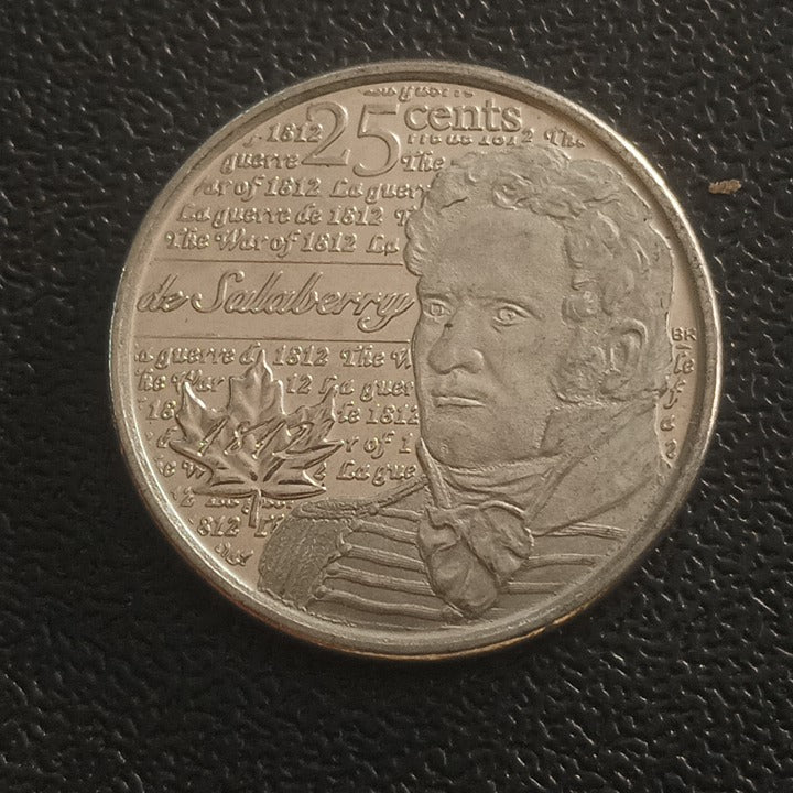 25 Cents 2013 (De salaberry: The War of 1812) - Canada