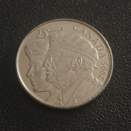 25 Cents 2005 (Year of the Veteran) - Canada