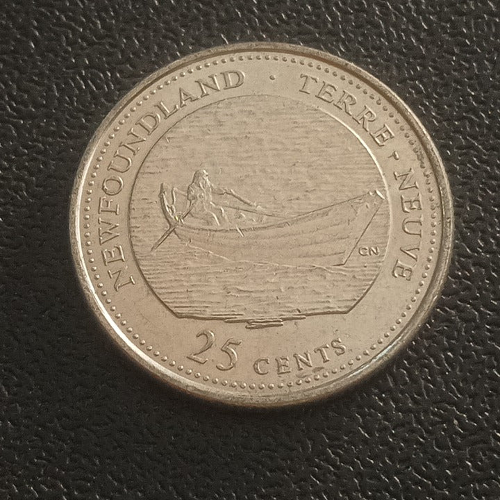 25 Cents 1992 (Newfoundland) - Canada- 125th Anniversary of the Canadian Confederation