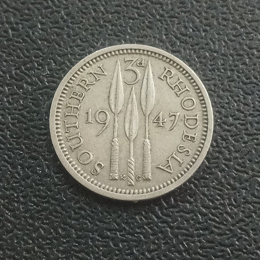 3 Pence 1947 -Southern Rhodesia (Ref : 251209)