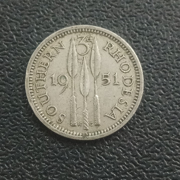 3 Pence 1951 - Southern Rhodesia  (Ref : 251207)