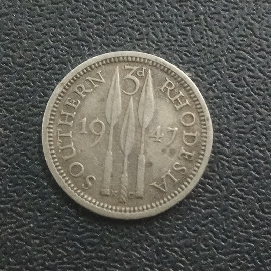 3 Pence 1947 -Southern Rhodesia (Ref : 251211)