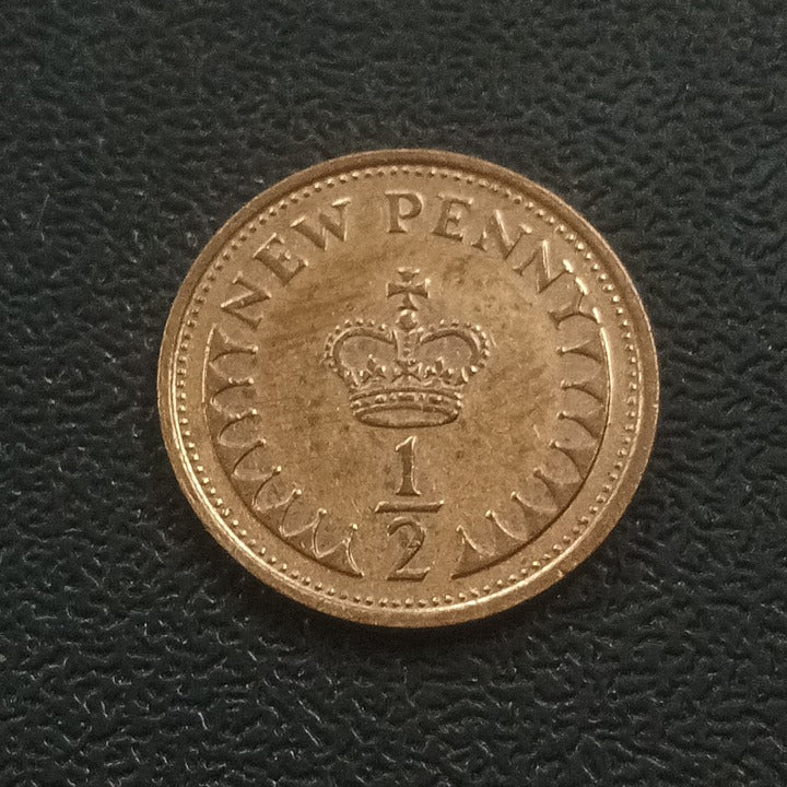 1/2 Penny 1975 - United Kingdom