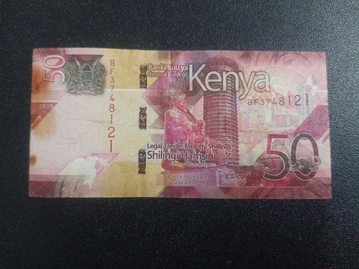 50 Shillings 2019- Kenya (Ref : 301216N)