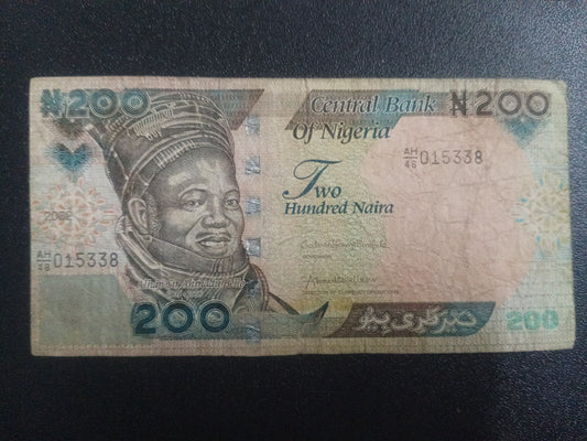 200 Naira 2002 - Nigeria (Ref : 301218N)