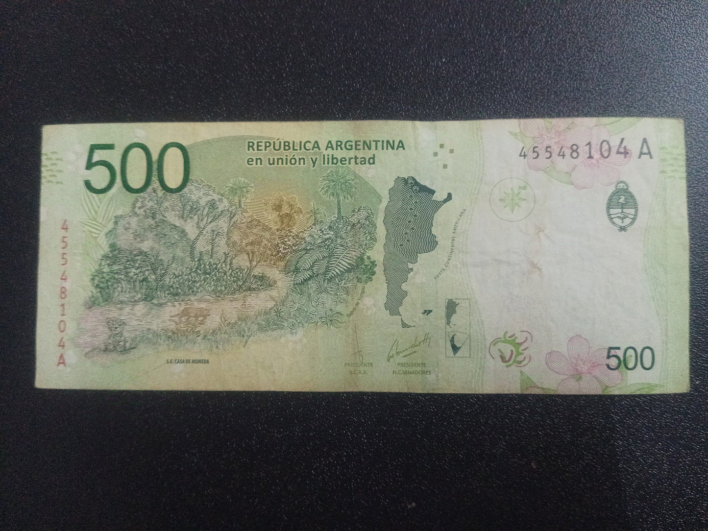 500 Pesos (2016-2022)- Argentina (Ref : 301201N)