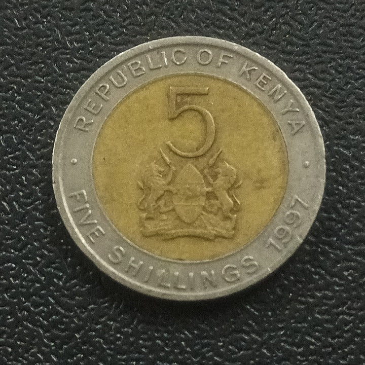 5 Shillings 1997 - Kenya