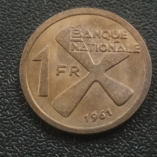 1 Franc 1961 AUNC - Katanga (Ref : 311202)