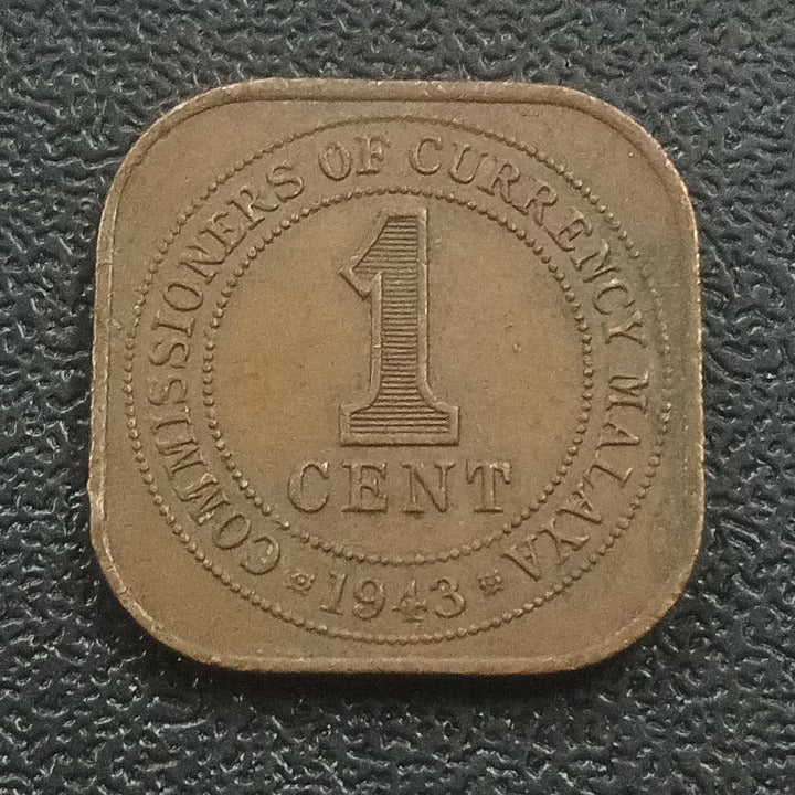 1 Cent 1943 - Malaya (Ref : 311217)