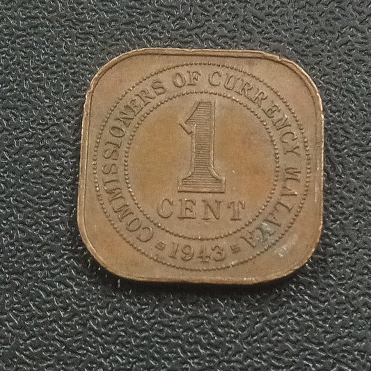 1 Cent 1943 - Malaya (Ref : 311203)