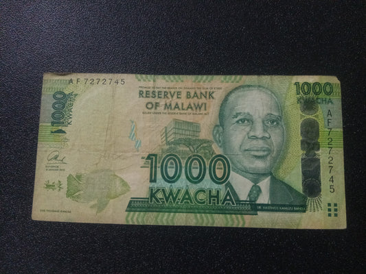 1000 Kwacha 2013 - Malawi (Ref : 090114N)